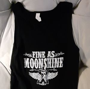 Women's "Fine as Moonshine" Tank sz. MEDIUM